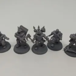 Hive-City Guard Blooded & Cultist Kill Team Bits
