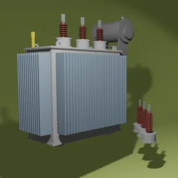 HO scale Industrial transformer 1:87, 1:72, 1:76, 1:64,