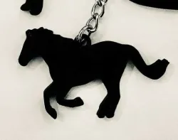 Horse keychain