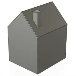House Candle 3D