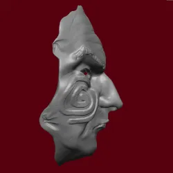 John Kramer Jigsaw (Bust And Mask 3d model)