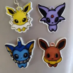 KEYCHAINS / KEYCHAIN , POKEMON , EEVVE EVOLUTIONS