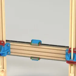 KIT ATTACCHI PER GUIDE LINEARI SU ARTILLERY X1-X2 ASSE  - ATTACHMENT KIT FOR LINEAR GUIDES ON ARTILLERY X1-X2 Z AXIS