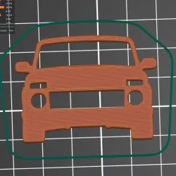 Lada Niva Legend 4x4 taiga key silhouette