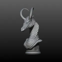 Loki dragon bust