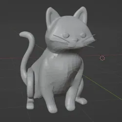 Low Poly Cat