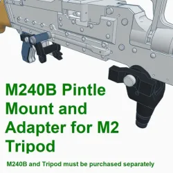 M240D Pintle and Adapter for M2(M122) Tripod