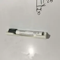 Magnetic whiteboard marker support [CAD files included]