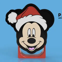 Mickey Christmas lamp
