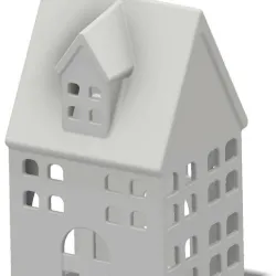Middle house with tea light holder