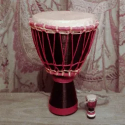 Miniature African Djembe Drum