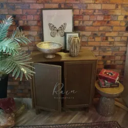 Miniature Furniture | Delancey Storage Cabinet - Urban Outfitters - Inspired | Miniature Cabinet | 3D Model for 1:12 Dollhouse