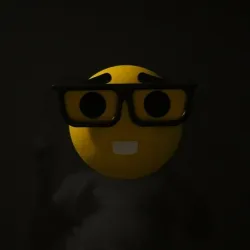 Nerd Emoji - wall mountable