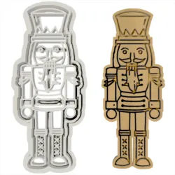 nutcracker cookie cutter Christmas, holiday,