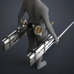 ODM Gear and Swords - Attack on Titan