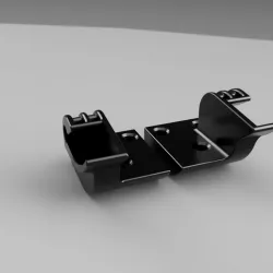 Opel Corsa-B and Tigra-A rear Parcel Shelf Bearing Clip (GM 90388235, GM 90388236)