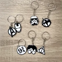 Pack 7 Keychains Classical movies