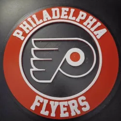 Philadelphia Flyers Wall Plaque with Keyhole