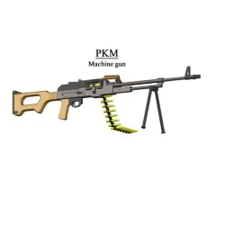 PKM Machine gun.