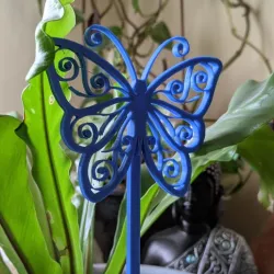 Plant tutor, butterfly