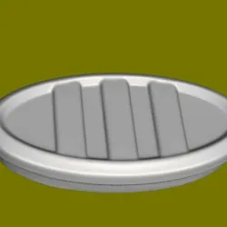 Plug for oval pipe 75_36 mm