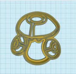 Pokemon: Amoonguss Cookie Cutter