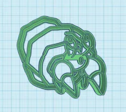 Pokemon: Dwebble Cookie Cutter
