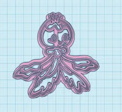 Pokemon: Frillish Cookie Cutters