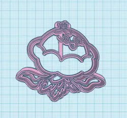 Pokemon: Jellicent Cookie Cutters