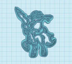 Pokemon: Keldeo Cookie Cutters