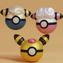 Pokemon Mareep, Flaaffy and Ampharos