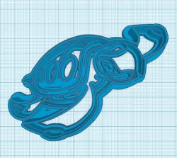 Pokemon: Tirtouga Cookie Cutter