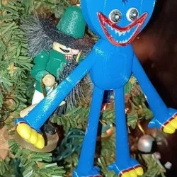 Poppy Playtime Huggy Wuggy Kissy Missy Ornament Figure