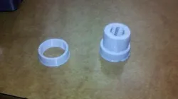 Printable bushing for lasercut holes