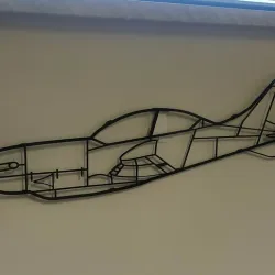 PZL 130 Orlik silhouette wall art
