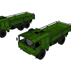 Rc MAN KAT 1 flatbed 5t 1/10