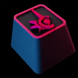 Red mage keycap mx