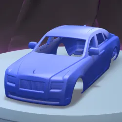 ROLLS ROYCE GHOST (1/24) Printable Car Body