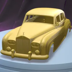 ROLLS ROYCE SILVER CLOUD III  (1/24) Printable Car Body