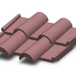 Roman Roof Models, Tegula and Imbrice