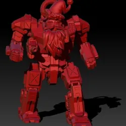 SANTATLAS SNT-4 American Mecha Atlas Christmas Decoration (Santa Atlas)