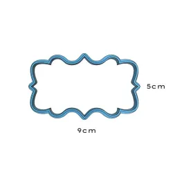 Silhouette cutter in antique shape 9cm