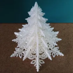Snow Christmas tree