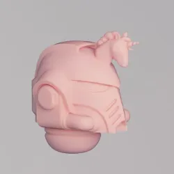 Space marine helmet w40k Unicorn