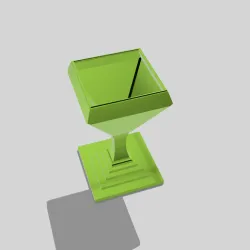 Square cup