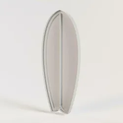 Surfboard cookie cutter real shape