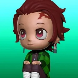 Tanjiro and Nezuko Chibis