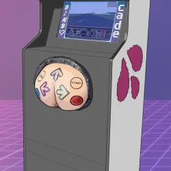The Asscade - the bondage arcade cabinet / couple's coorperation exercise