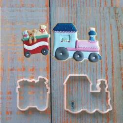 TRAIN AND WAGON COOKIE CUTTERS