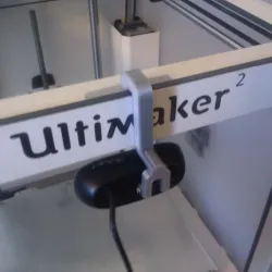 Ultimaker 2 webcam mount